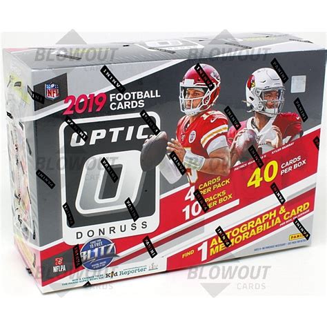 2019 Panini Donruss Optic Football Hobby Collector Box